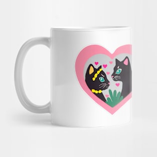 Valentin cat Mug